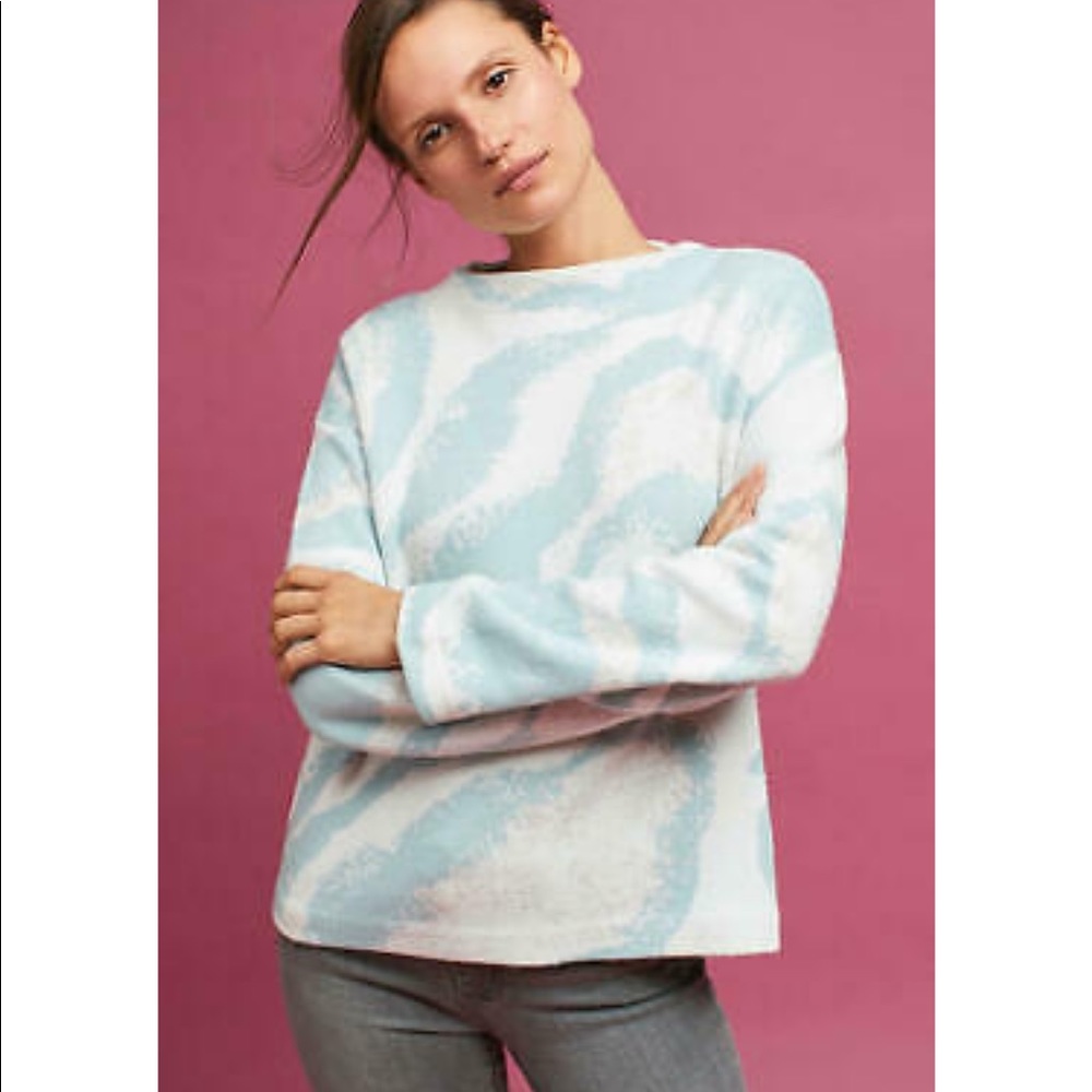 Anthropologie Sleeping on Snow Sweater